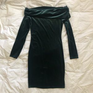 NWOT Velvet Bodycon Dress